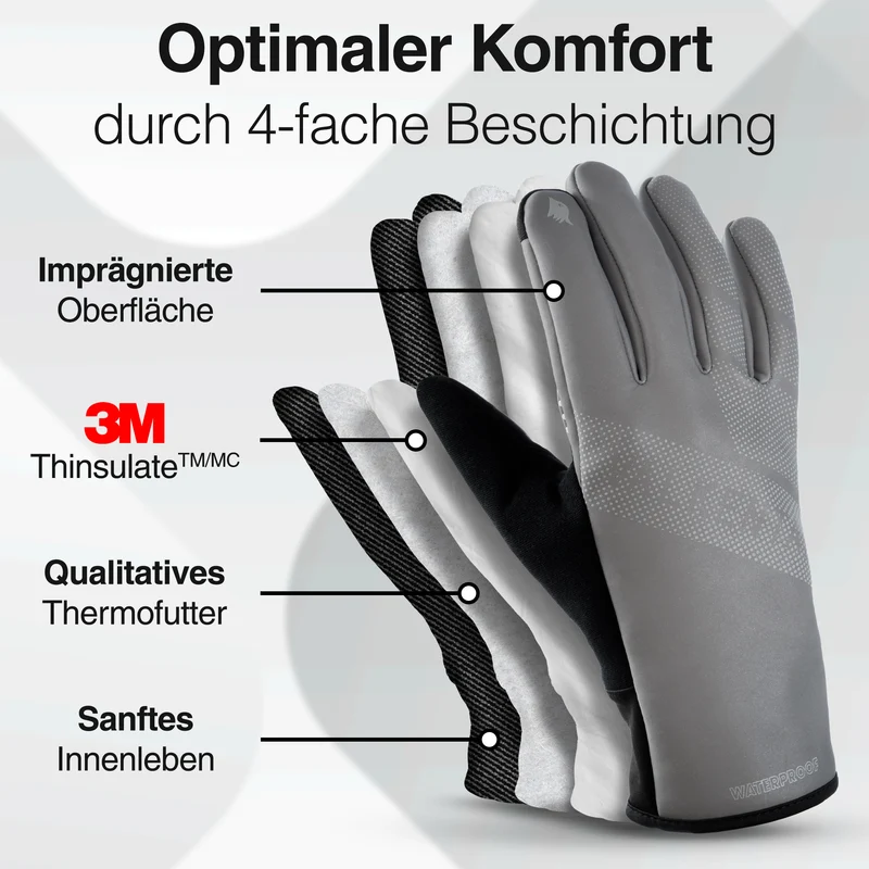 GloRider V2 Ultra - Wasserdichter Winterhandschuh mit 3M Isolation