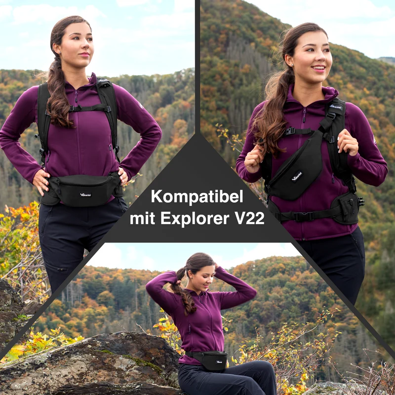 Sling Bag - Umhängetasche kompatibel mit Explorer V22