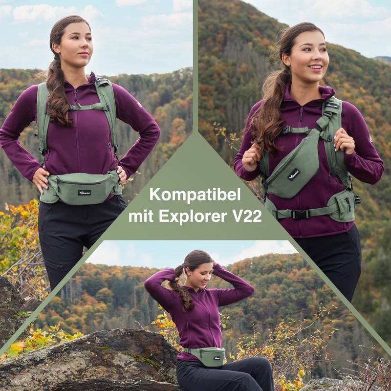Sling Bag - Umhängetasche kompatibel mit Explorer V22