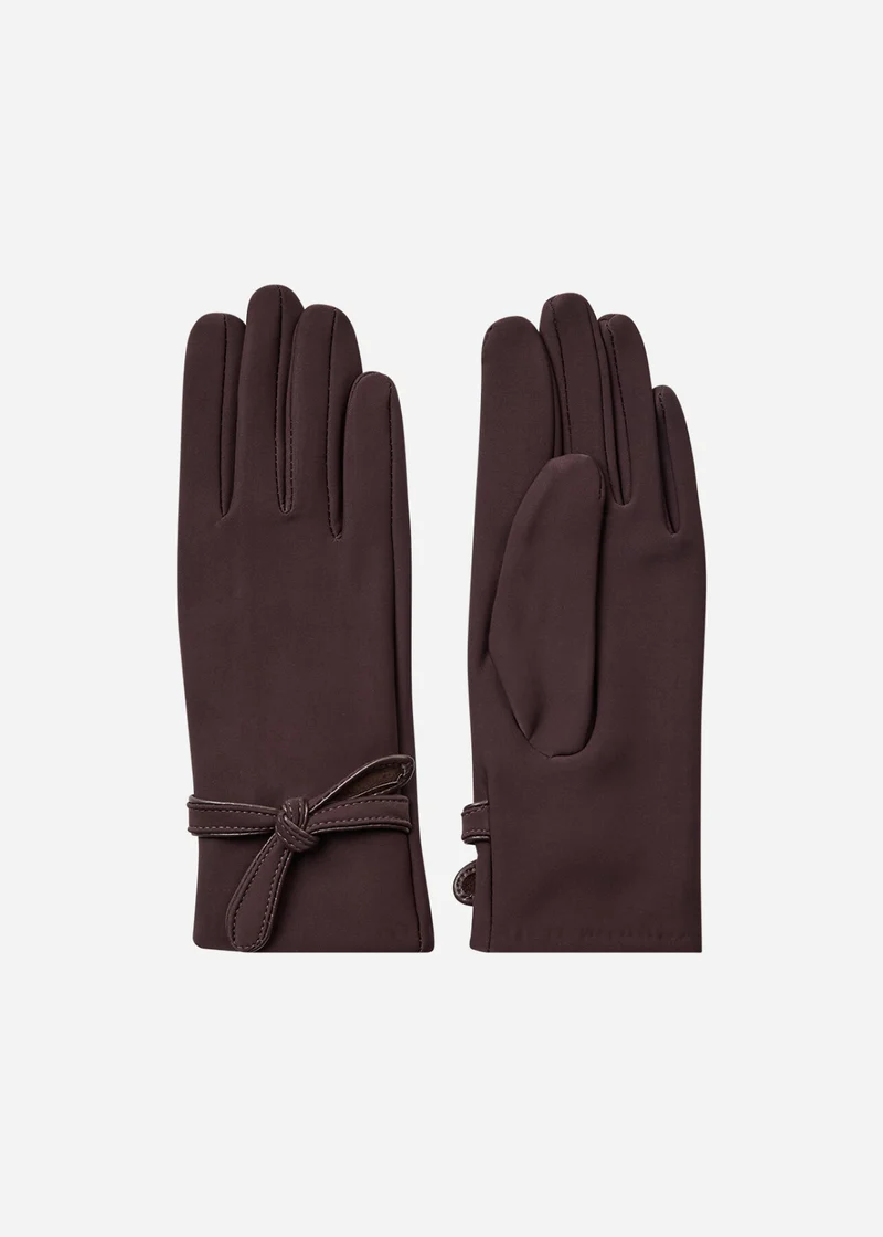 SC-NIE 12 Handschue Dunkle Pflaume