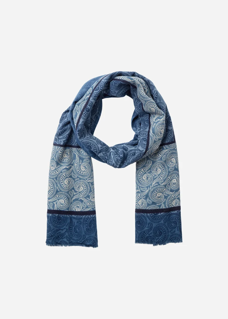 SC-HOSNA AOP 1 Schal Navy