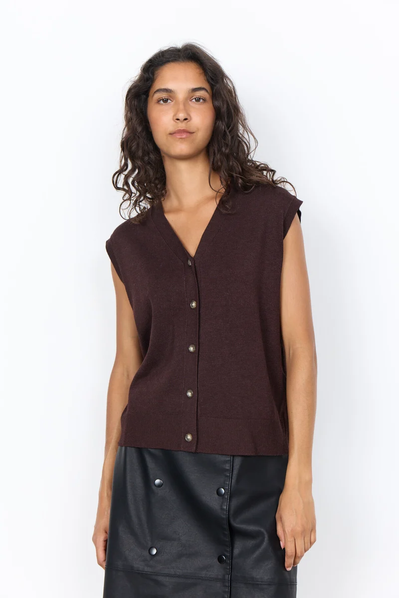 SC-DOLLIE 827 Weste Dunkle Pflaume