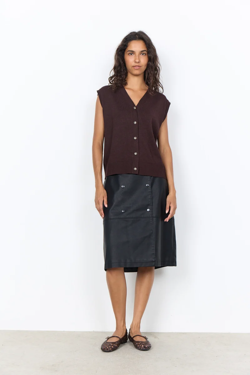 SC-DOLLIE 827 Weste Dunkle Pflaume