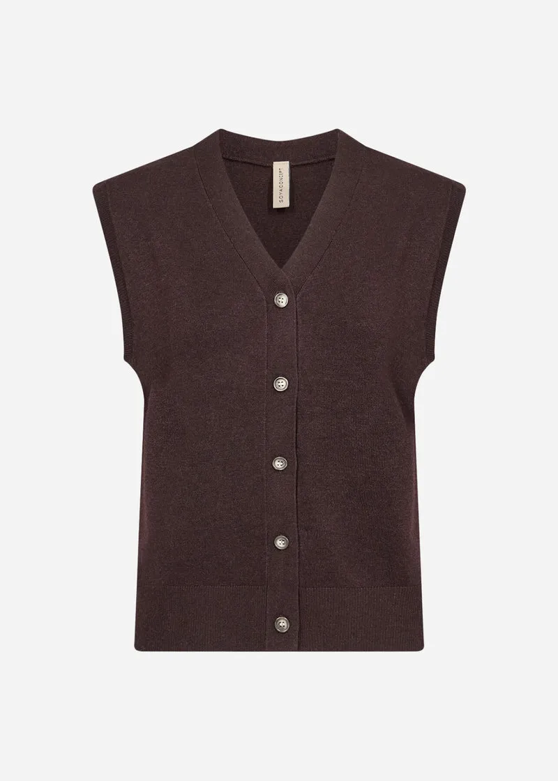 SC-DOLLIE 827 Weste Dunkle Pflaume