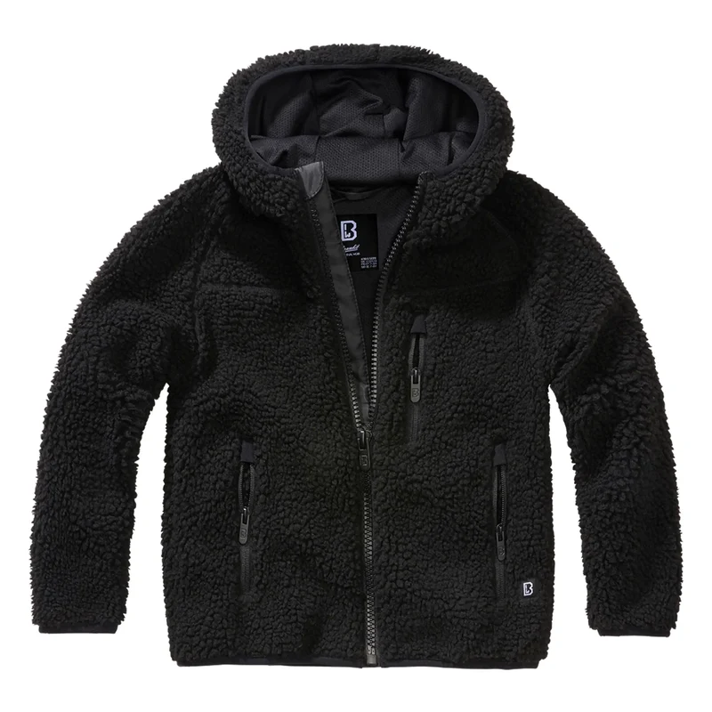 Kinder Jacke Kids Teddyfleece Jacke Hooded