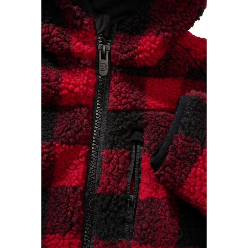 Kinder Jacke Kids Teddyfleece Jacke Hooded