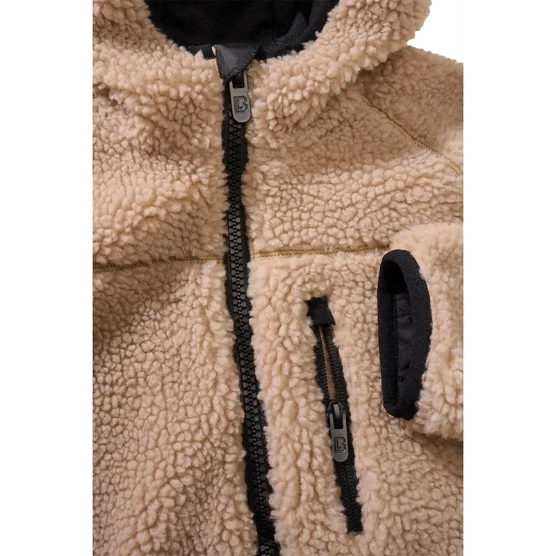 Kinder Jacke Kids Teddyfleece Jacke Hooded