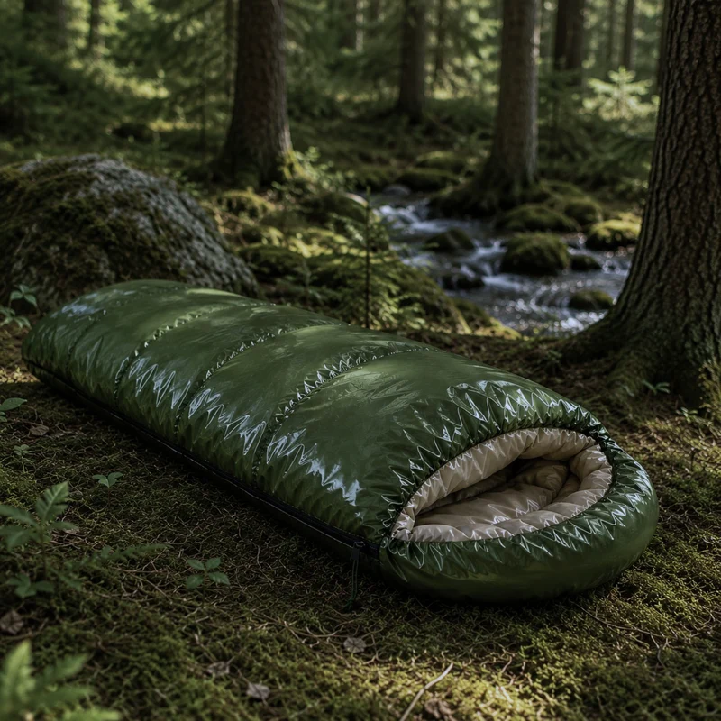 Wasserdichter Stoff - PUMI Jacke - Flaschengrün