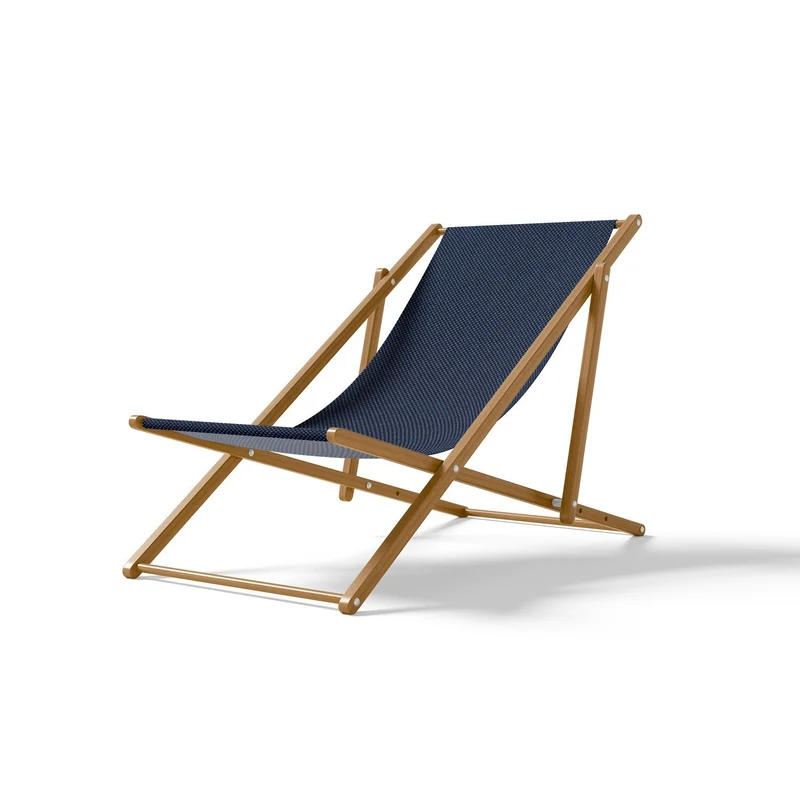 Wasserabweisender Stoff Oxford - Marineblau