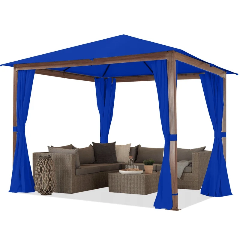Wasserabweisender Stoff Oxford - Kornblumenblau