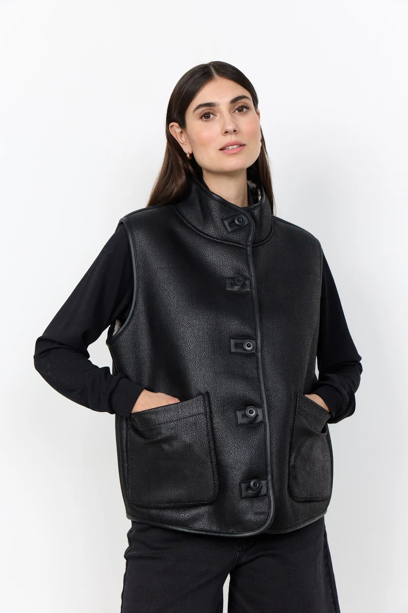 SC-GIDA 1 Weste Schwarz