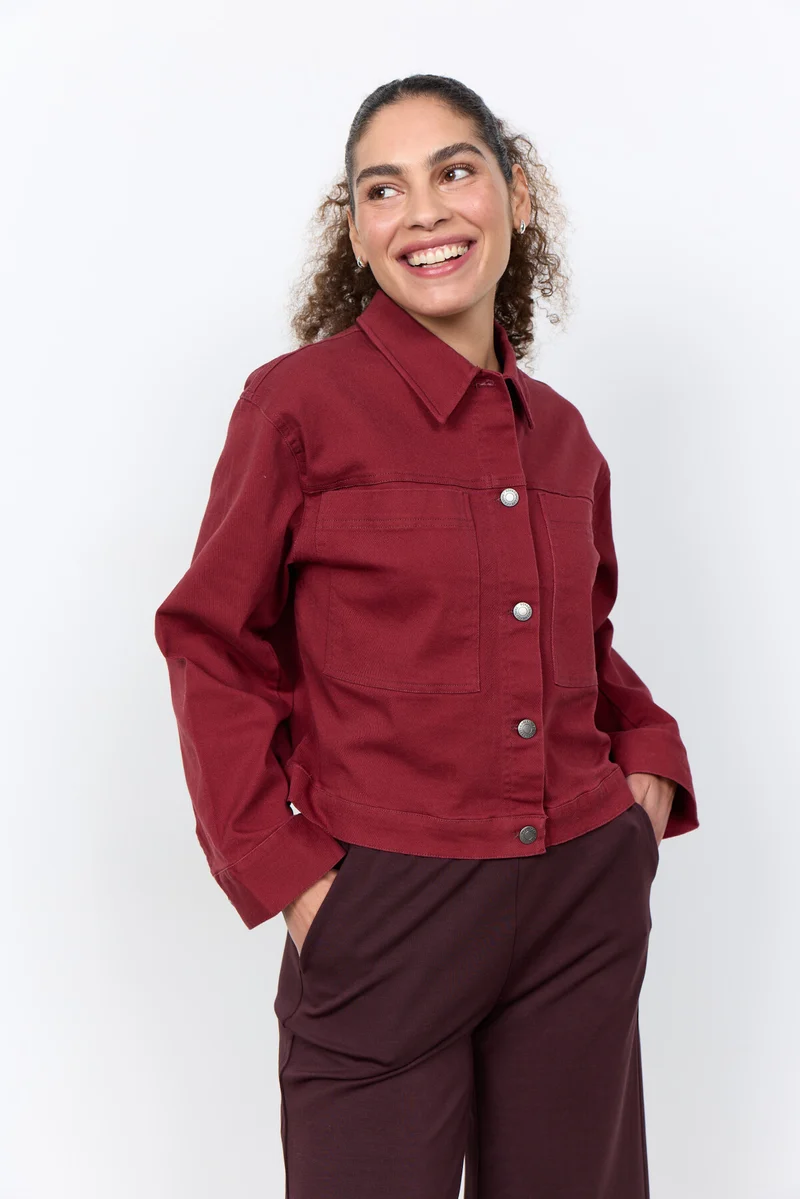 SC-BESS 1 Jacke Dunkelrot