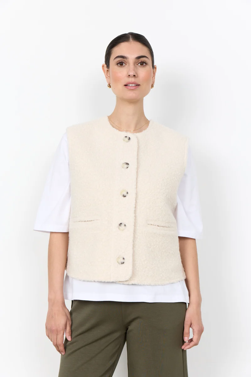 SC-SHAIMA 10 Weste Creme
