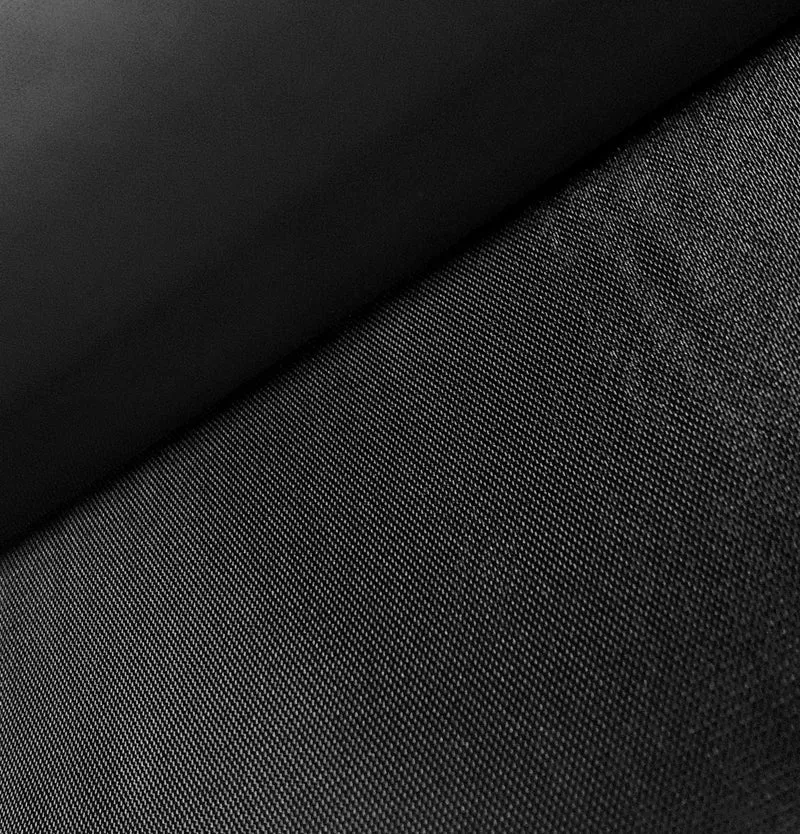Nylonstoff - 420D PVC - Schwarz