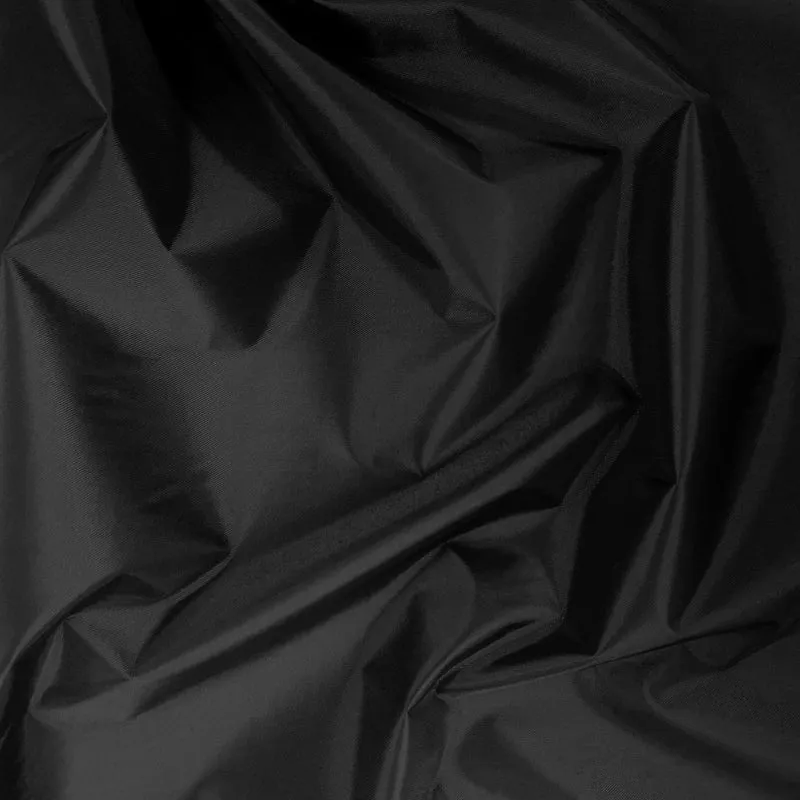 Nylonstoff - 200D WEICHES PVC - Schwarz