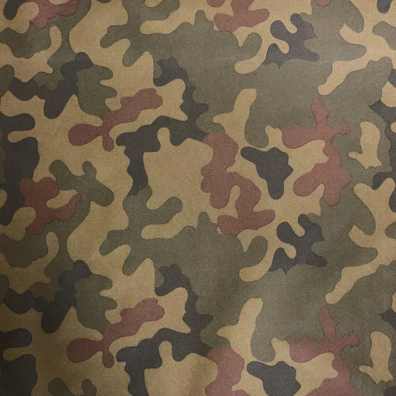 Wasserabweisender Stoff Oxford - Braun Camo II