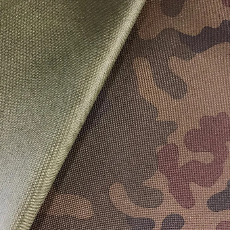 Wasserabweisender Stoff Oxford - Braun Camo II