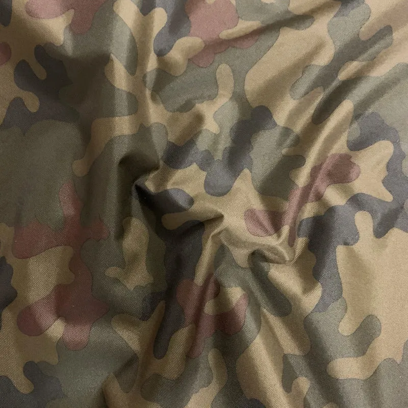 Wasserabweisender Stoff Oxford - Braun Camo II