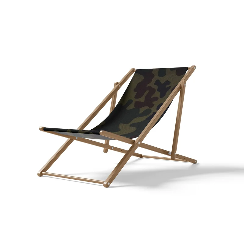 Wasserabweisender Stoff Oxford - Braun Camo II