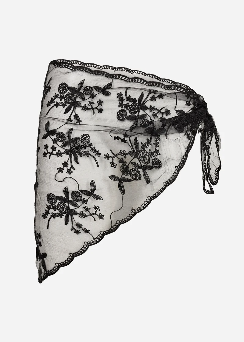 SC-FILLE 1 Schal Schwarz