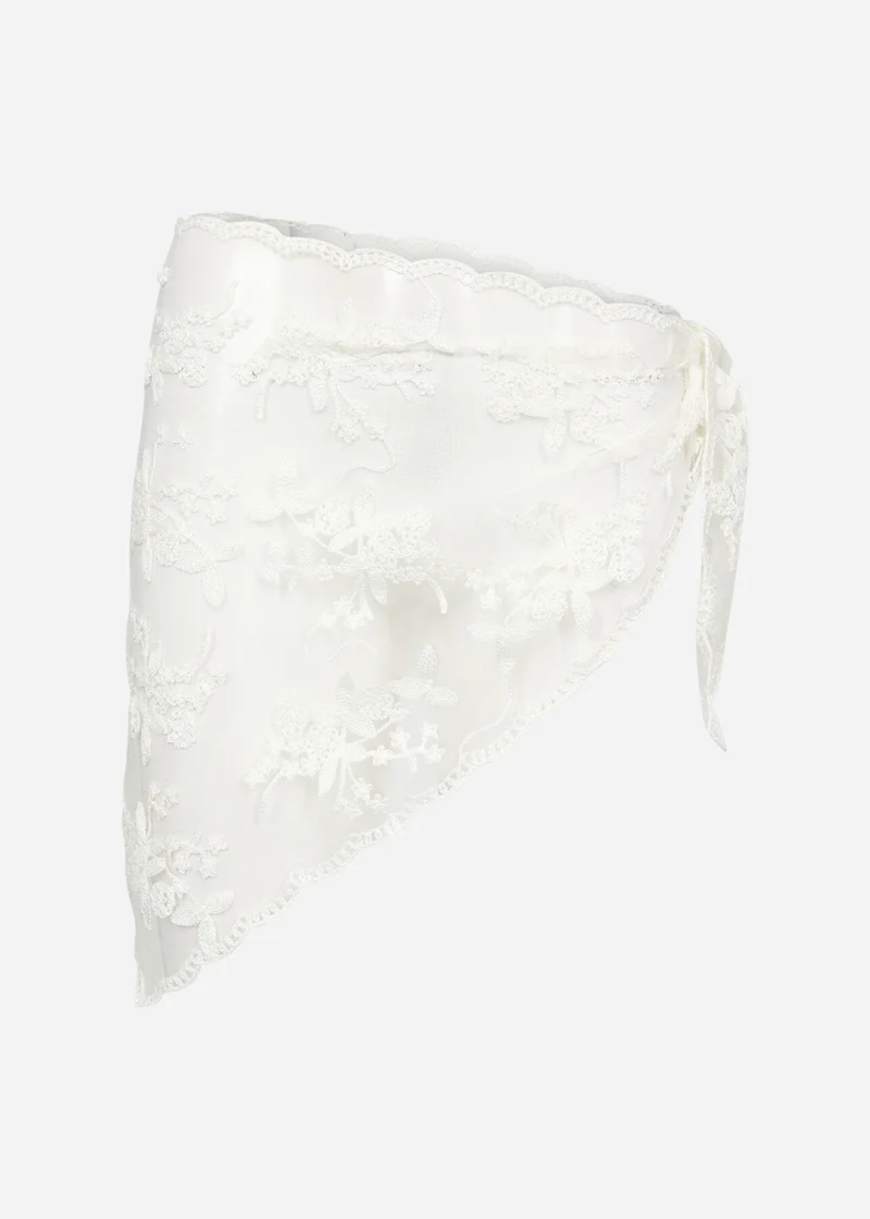 SC-FILLE 1 Schal Wollweiß