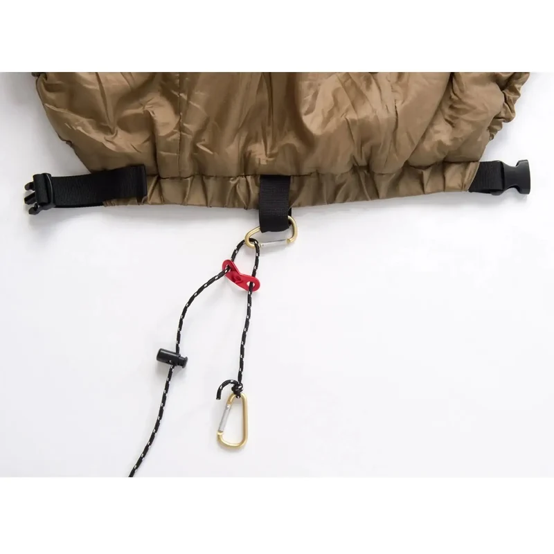 Poncho 2-in-1 Underquilt braun