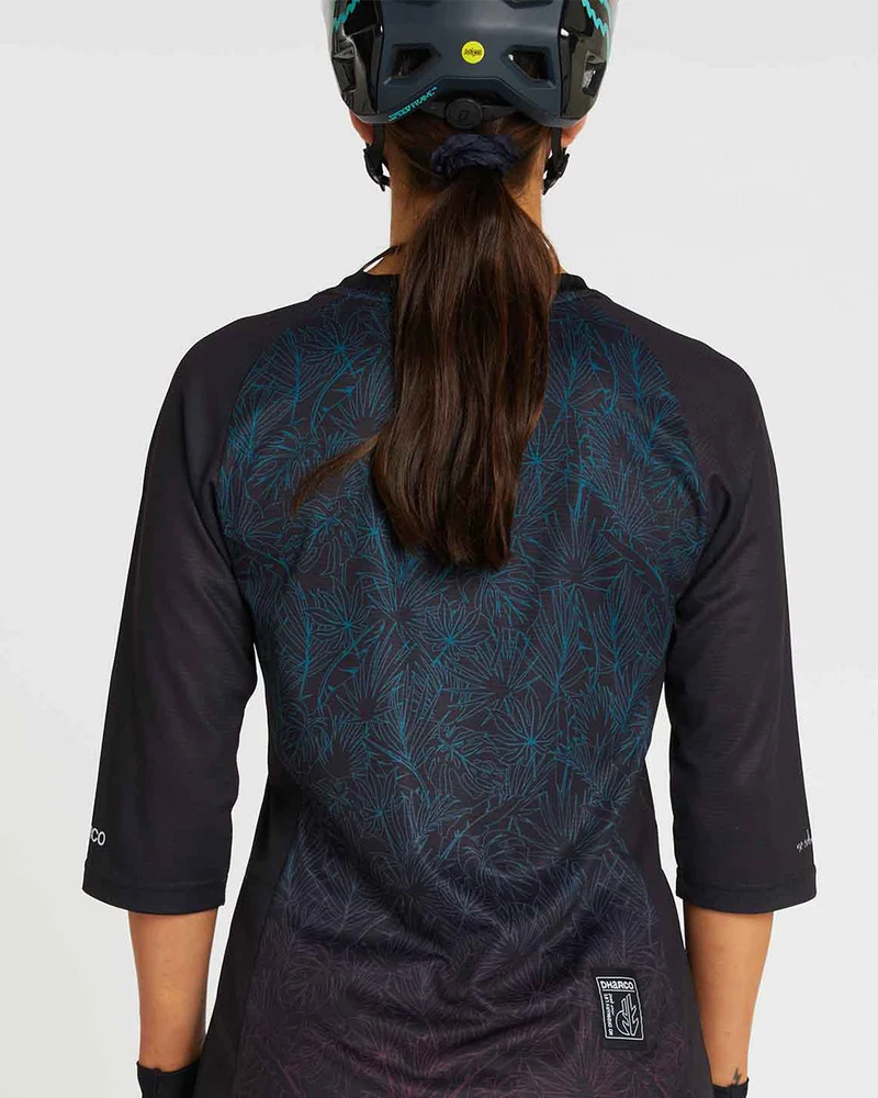 Womens 3/4 Sleeve Jersey | Tropical Fade