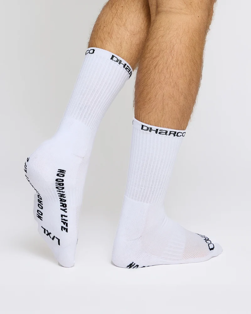 3 Pack: White | Crew Socks