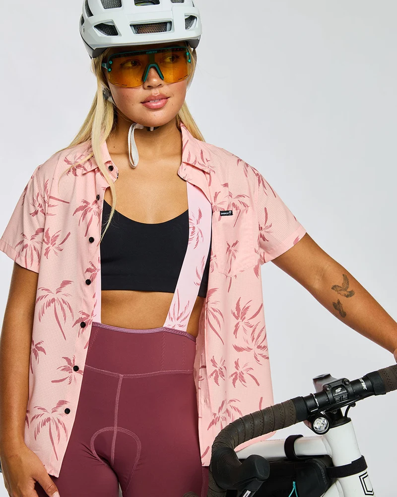 QOM Bib | Wild ginger/Pink Palm