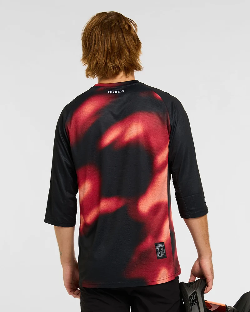 Mens 3/4 Sleeve Jersey | Infrared