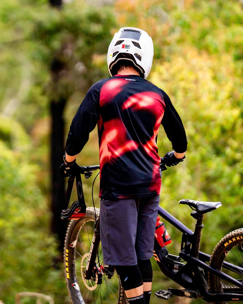 Mens 3/4 Sleeve Jersey | Infrared