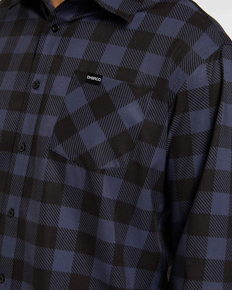 Mens Tech Long Sleeve Shirt | Jet