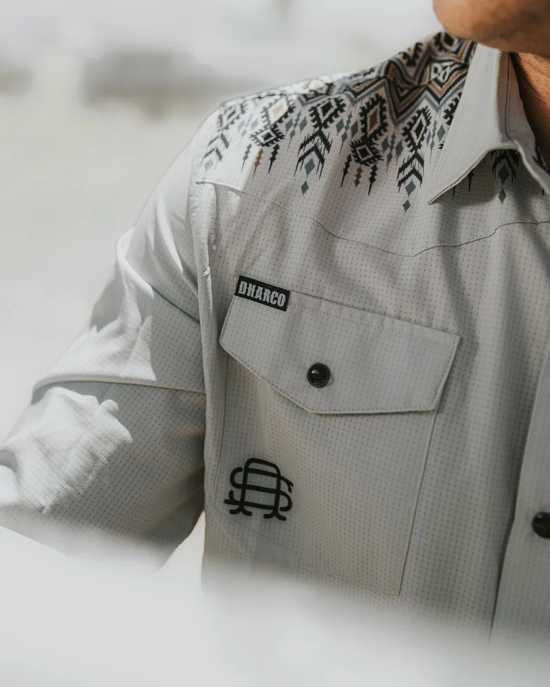 Mens Tech Long Sleeve Shirt | Kyle Strait Signature Rattlesnake