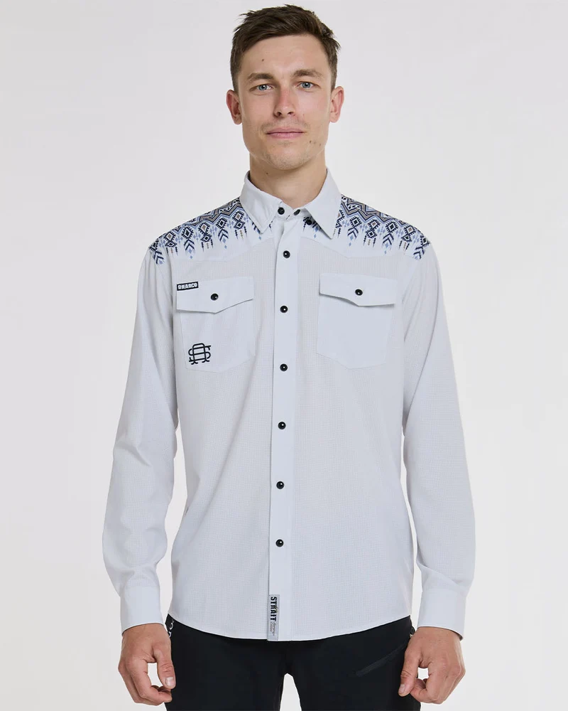 Mens Tech Long Sleeve Shirt | Kyle Strait Signature Rattlesnake