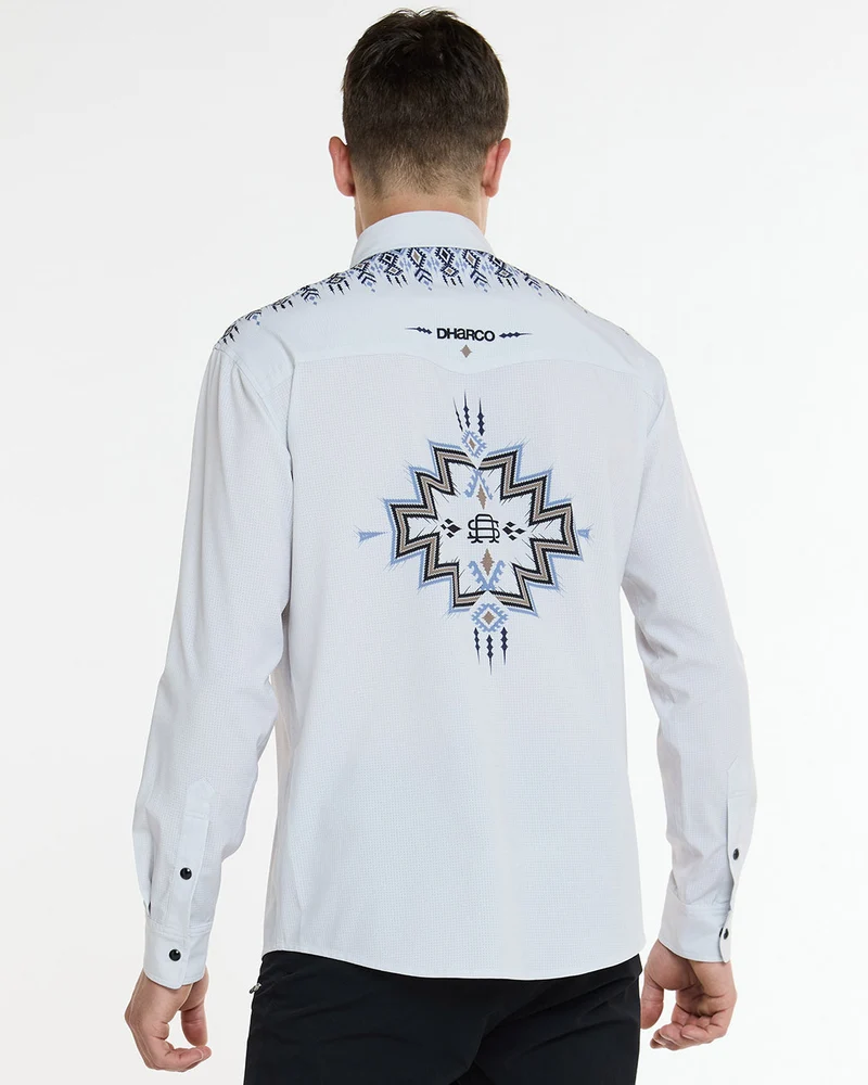 Mens Tech Long Sleeve Shirt | Kyle Strait Signature Rattlesnake
