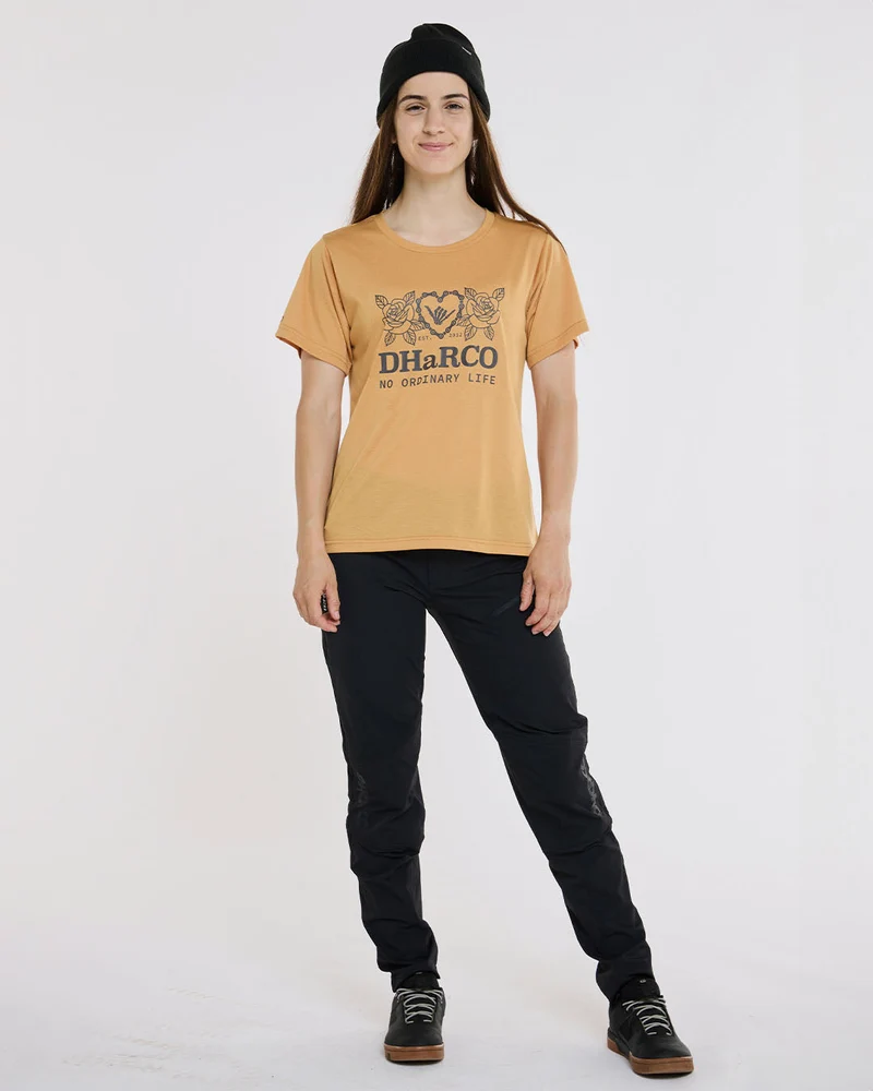 Womens Short Sleeve Tech Tee | Golden