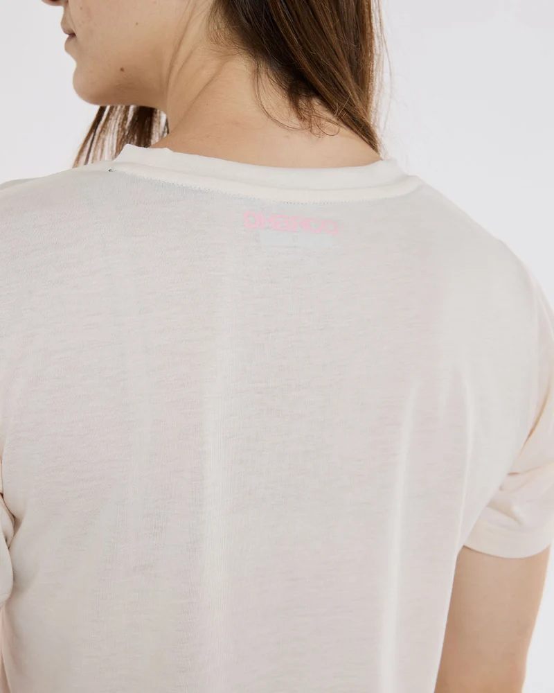 Womens Short Sleeve Tech Tee | Bone