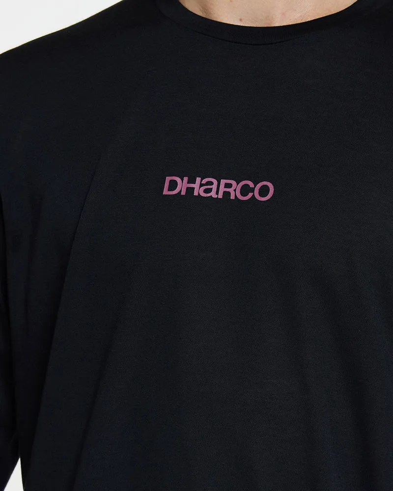 Mens Long Sleeve Tech Tee | Black