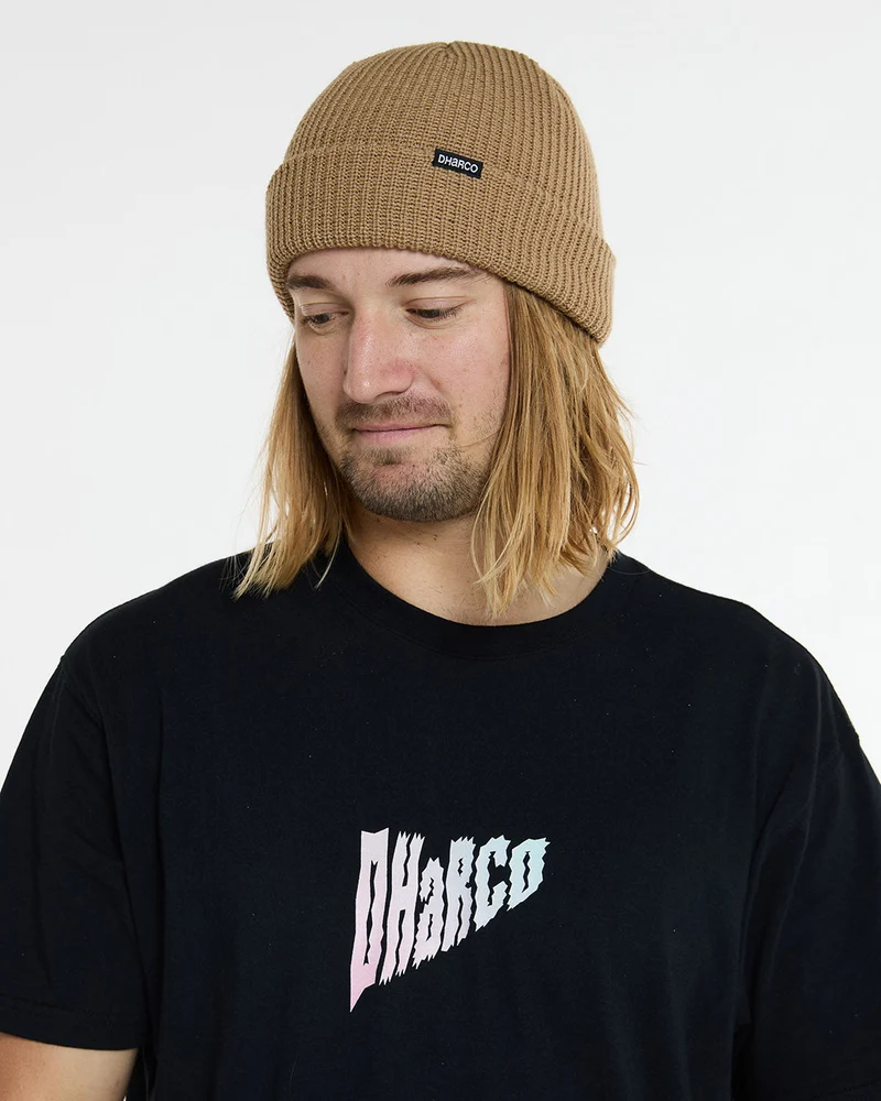 Loose U-Knit Beanie | Dust