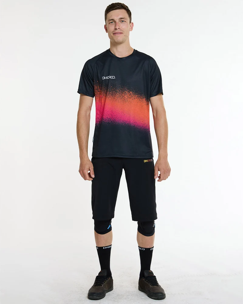 Mens Short Sleeve Jersey | Black Snake