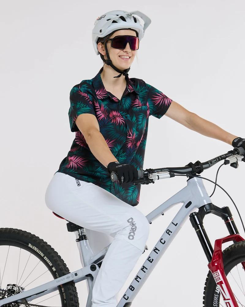 Womens Tech Party Shirt | Dark Fern