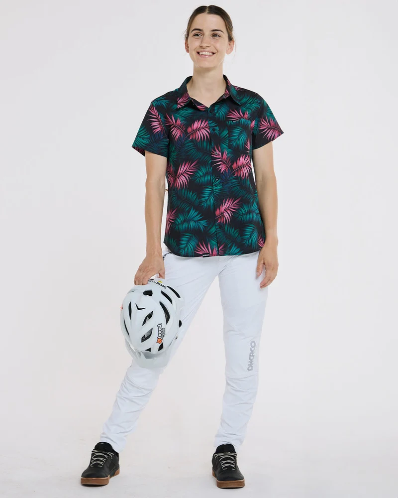 Womens Tech Party Shirt | Dark Fern