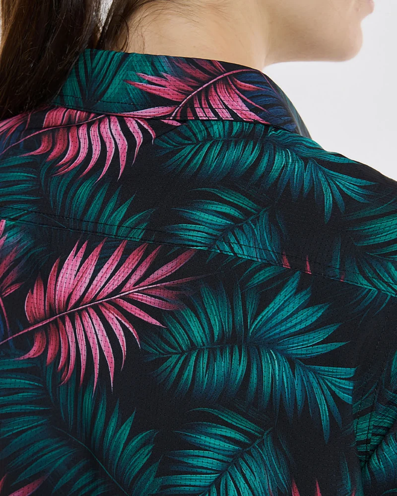 Womens Tech Party Shirt | Dark Fern