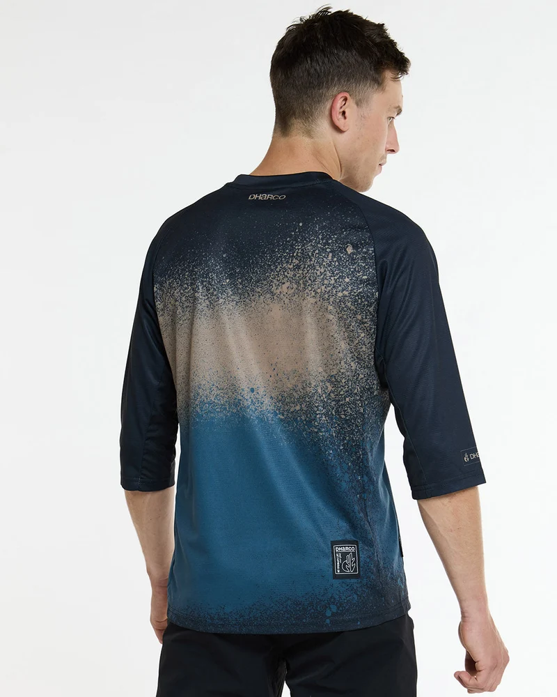 Mens 3/4 Sleeve Jersey | Dusty Waters