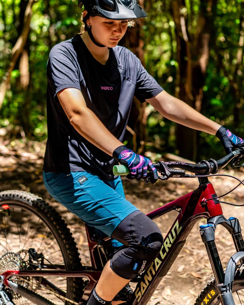 Womens Trail shorts | Morrocan Blue