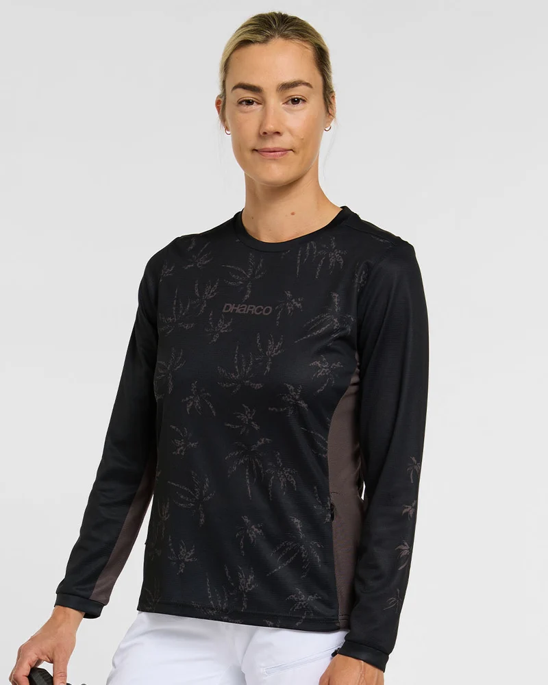 Womens Gravity Jersey | Leopard Palm