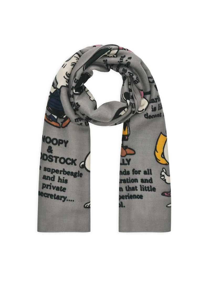 Peanuts™ Schal mit Comic-Print