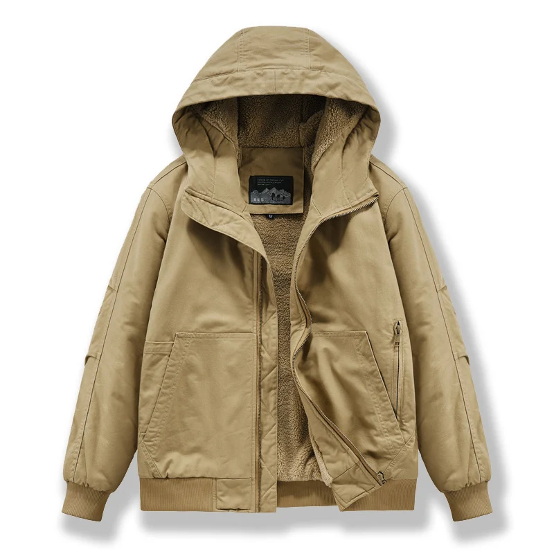 Herren Technische Bomberjacke mit Kapuze Drune