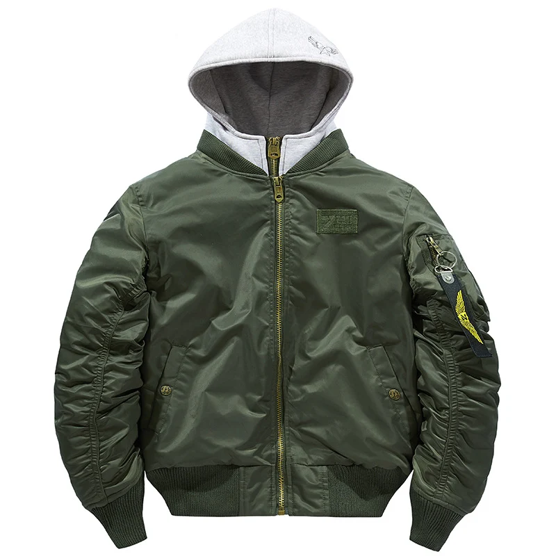 Herren Taillierte Übergangsjacke mit Kapuze Drune