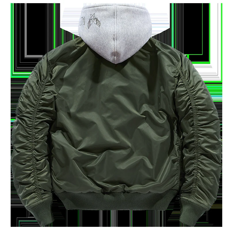 Herren Taillierte Übergangsjacke mit Kapuze Drune